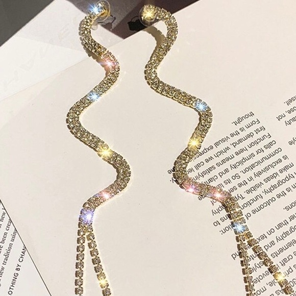 Long Tassel Earrings - Picture 3 of 9